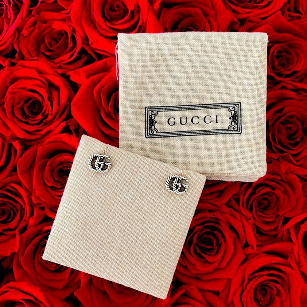 Gucci earrings. Never worn, in original packaging